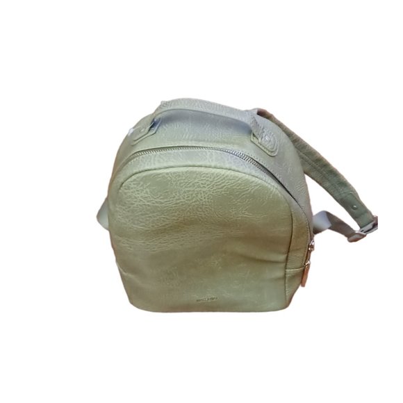 Matt & Nat Green Faux Leather Olly Style Mini Backpack main image 4